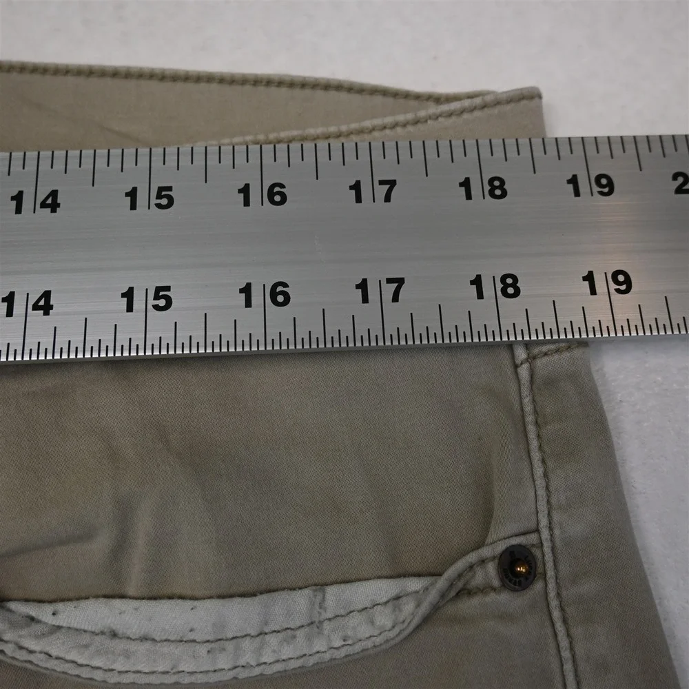 Lucky Brand 36x32 Khaki Brushed‎ 121 Slim Straight Mens Jeans